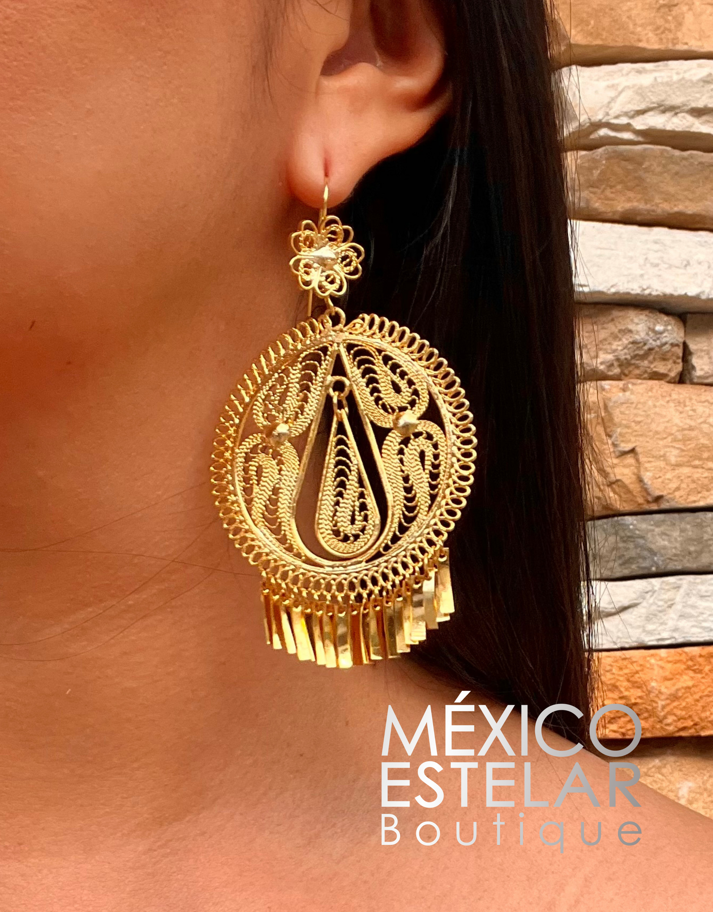 Aretes Lágrima/ Filigrana