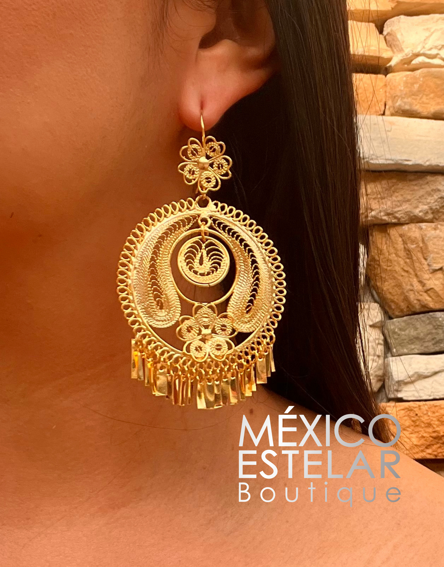 Aretes Monedita / Filigrana