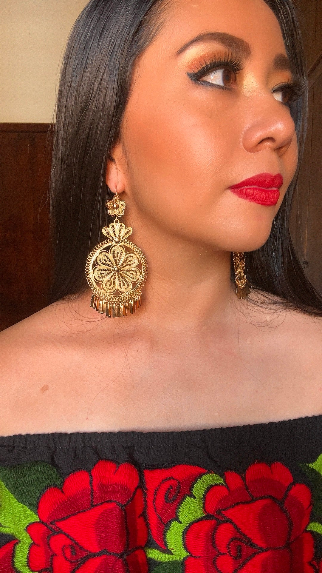 Aretes Margarita - PETALOS / Filigrana