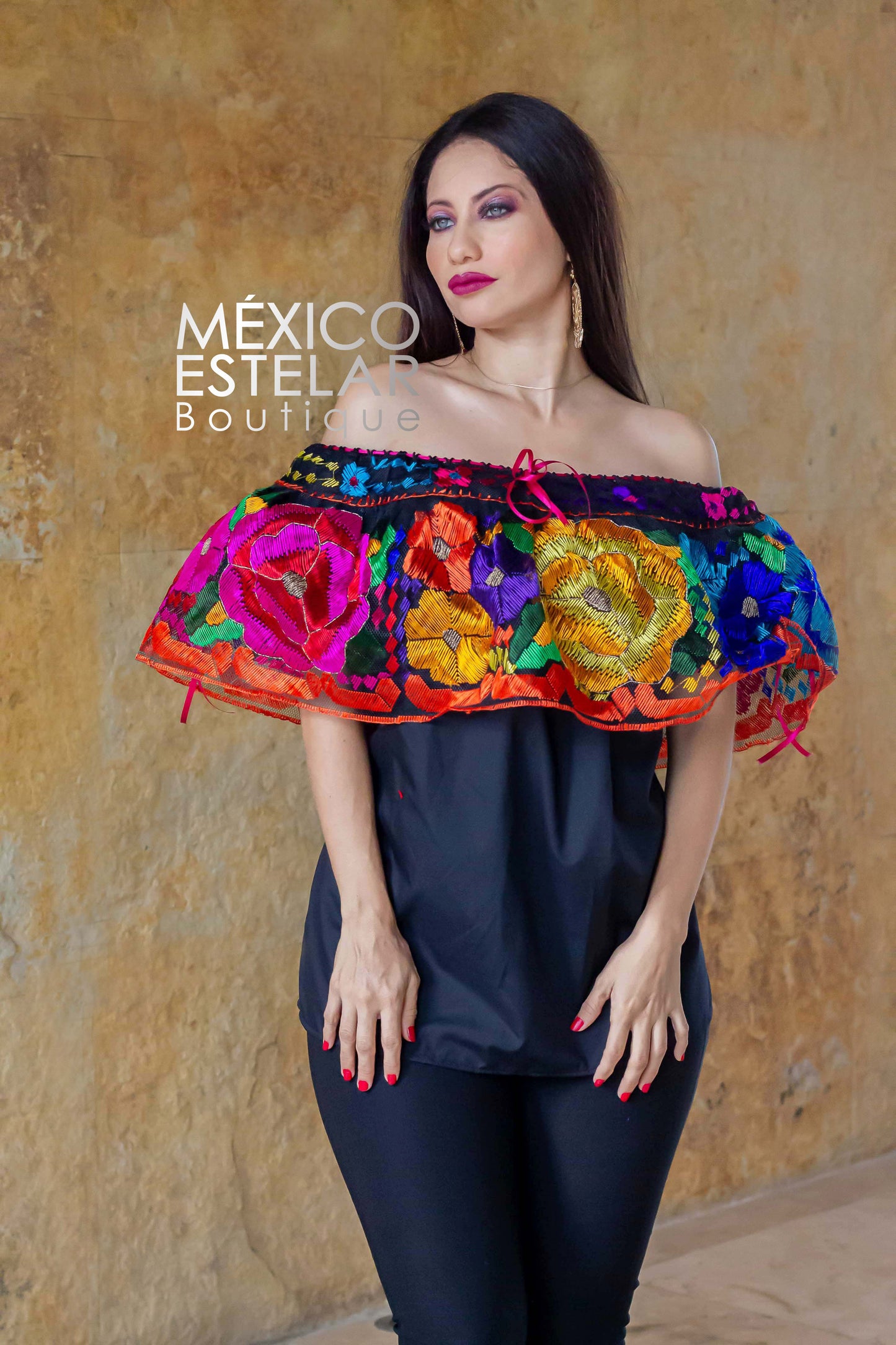 Blusa Chiapa de Corzo Olán Campesina
