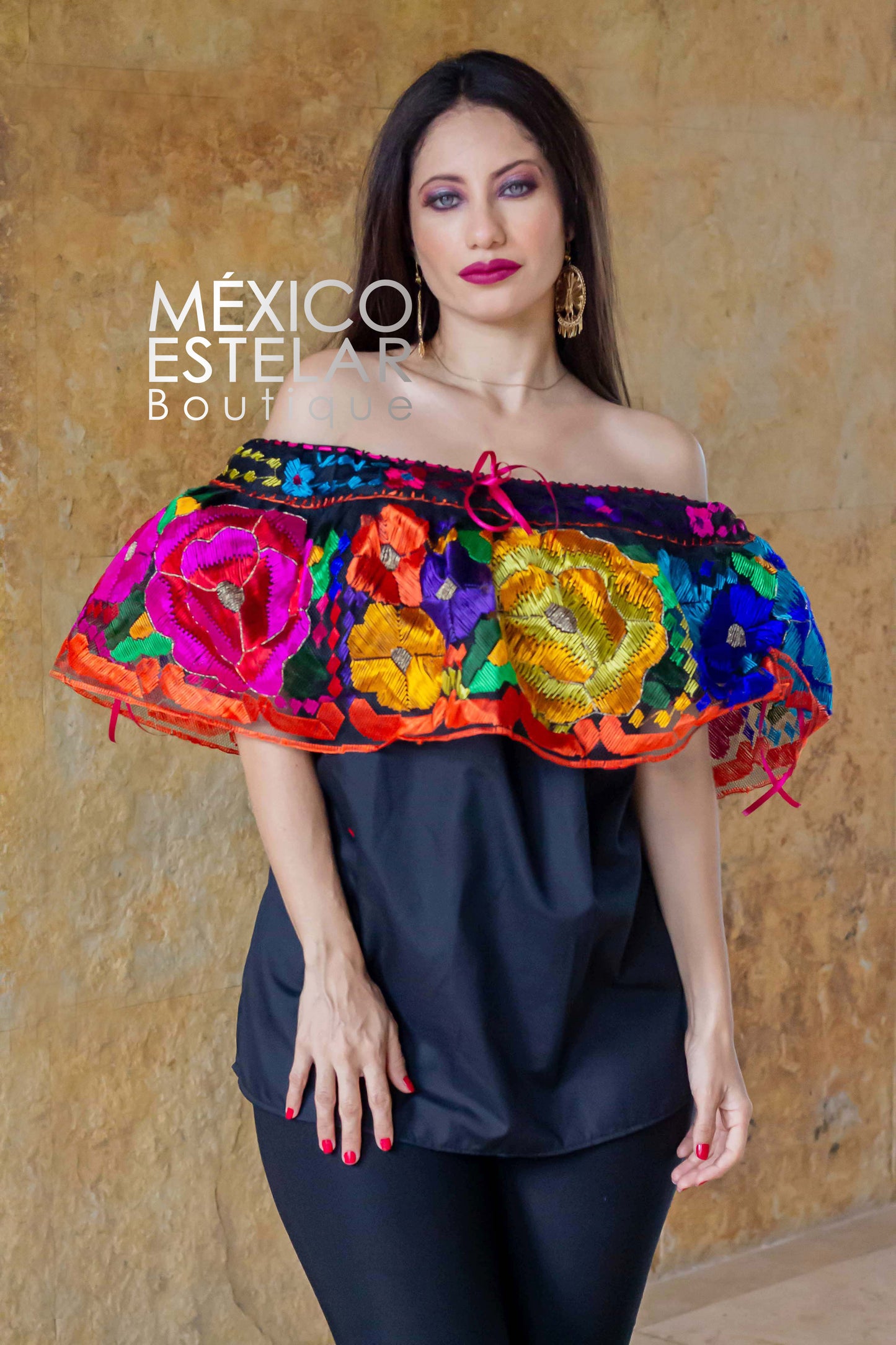 Blusa Chiapa de Corzo Olán Campesina