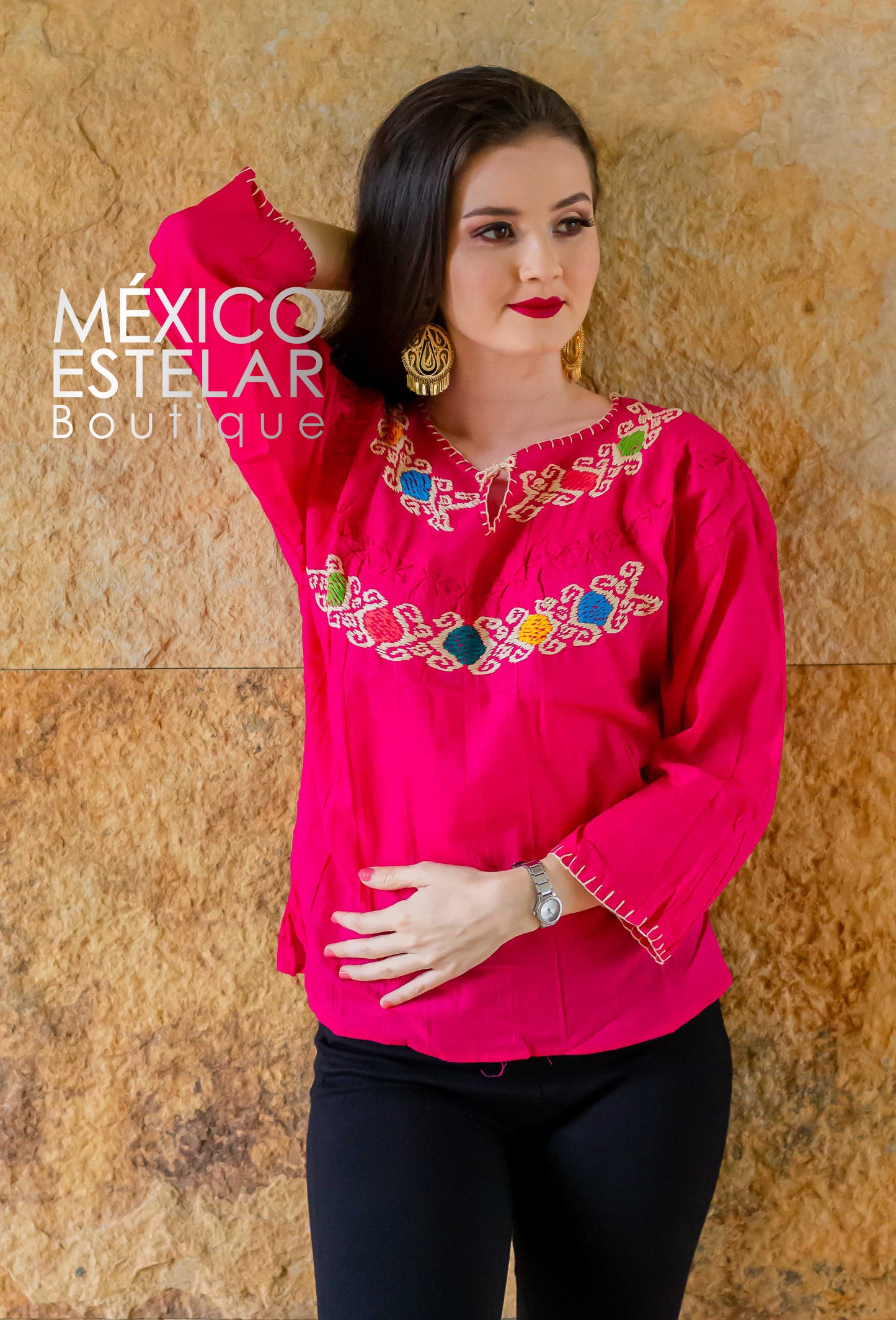 Blusón MClutch Bordado a Mano