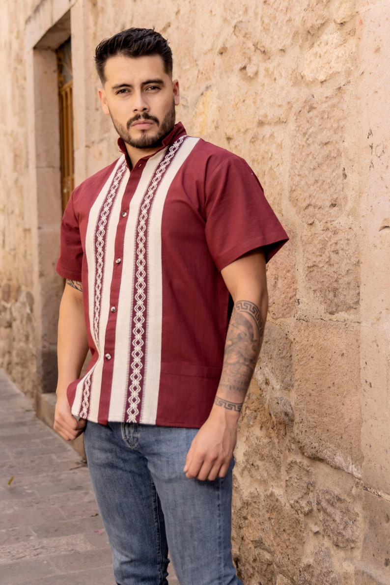 Guayabera Riel Manga Corta