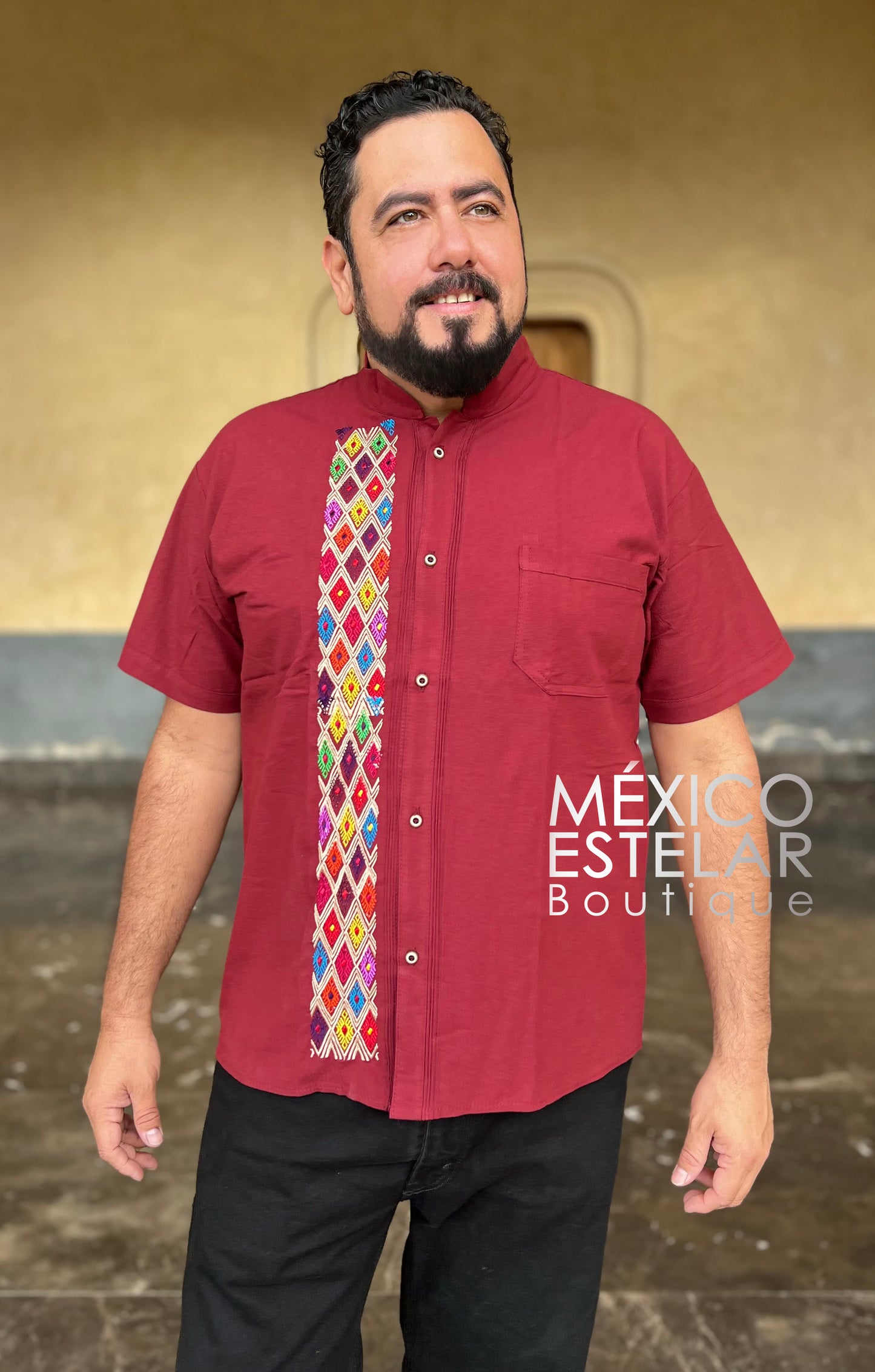 GUAYABERA MANGA CORTA / GEO