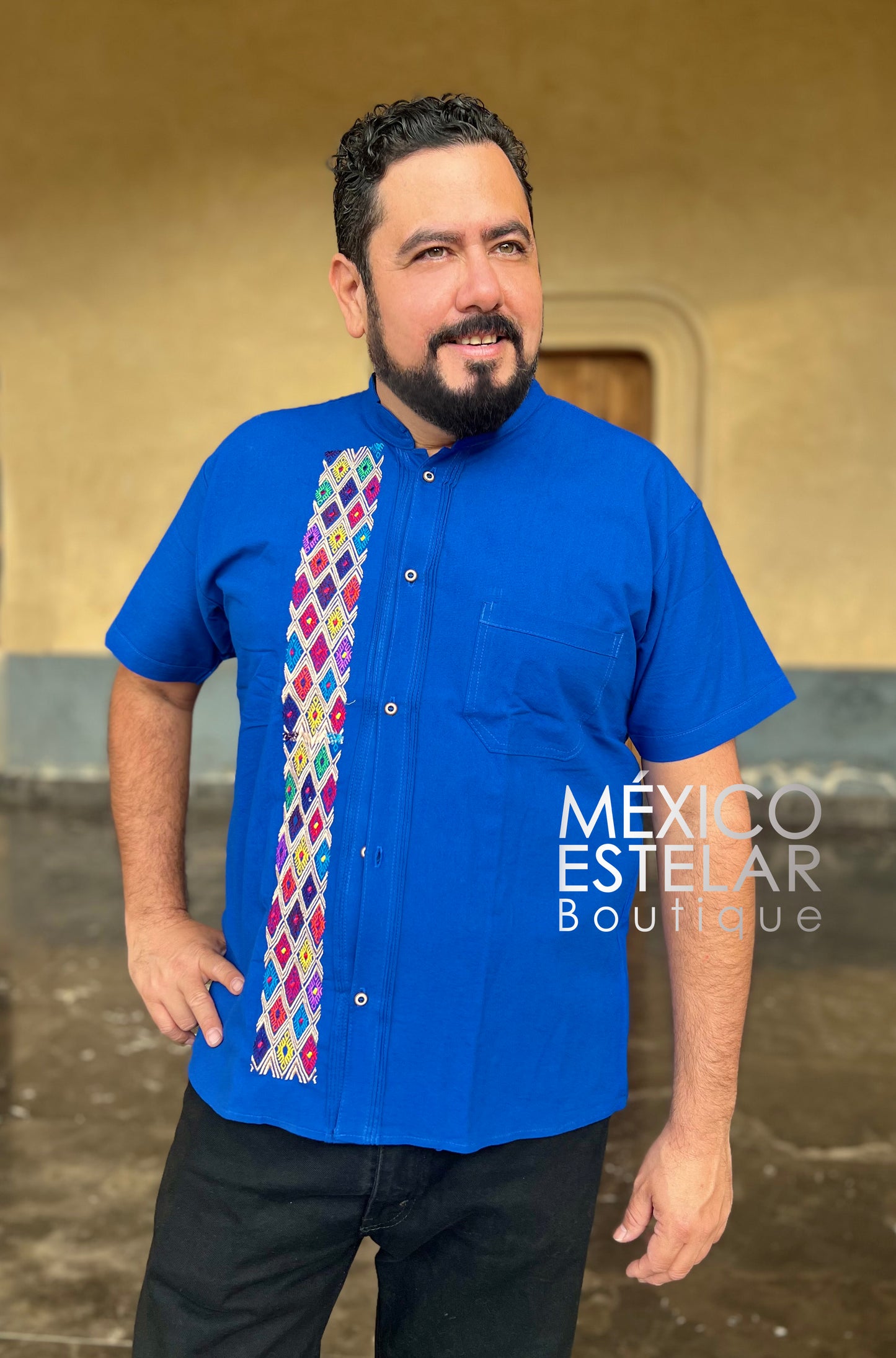 GUAYABERA MANGA CORTA / GEO