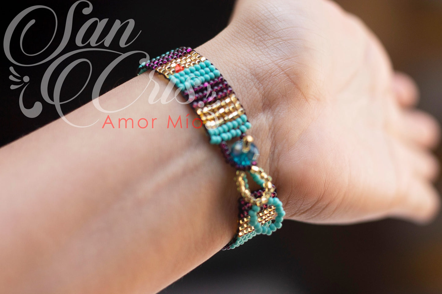 Brazalete Chico Chaquiras / Hecho a Mano / Set 6 Piezas