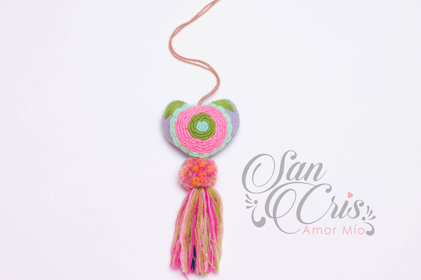 Docena de Colgante Corazones Rococó / Hecho a Mano