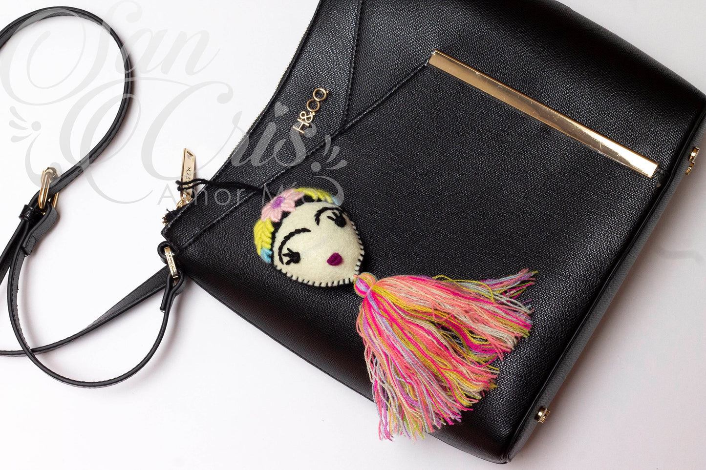 Docena de Colgantes Fridas / Rococó / Bordado a Mano