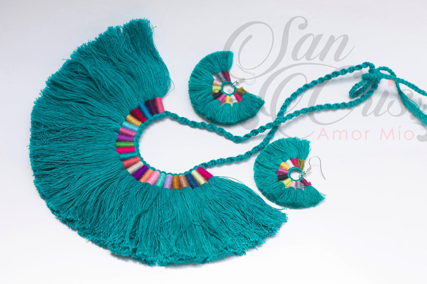 Collar Abanico Algodón / Hecho a Mano