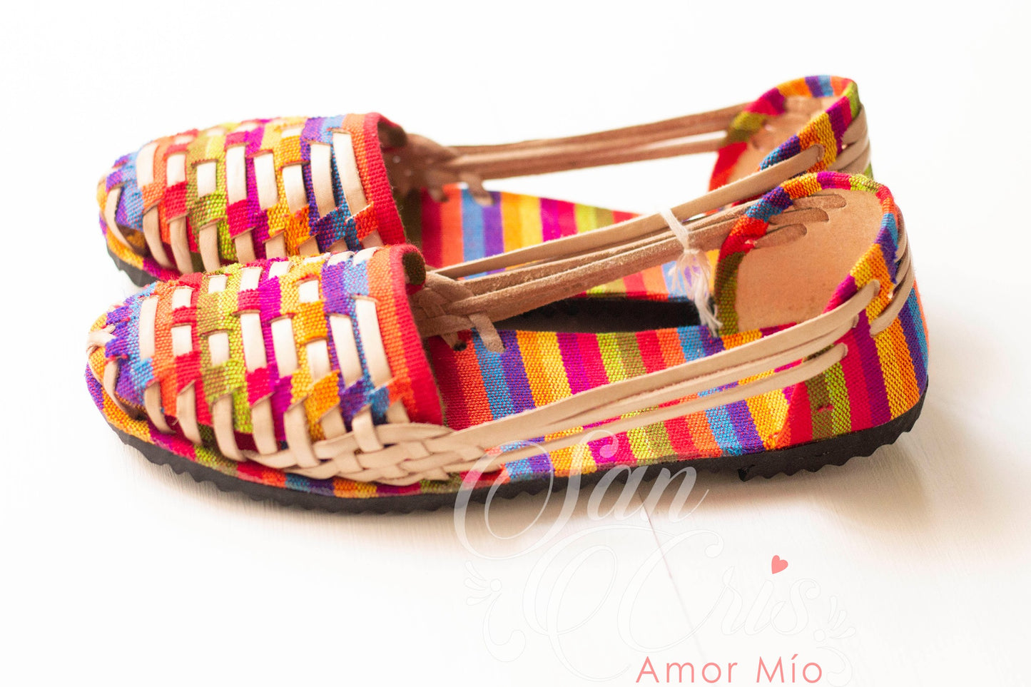 Huarache Chiapas / Tela y Piel / Multicolor