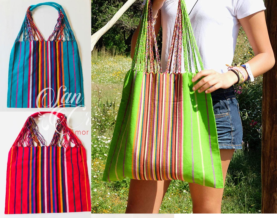 Bolsa / Morral Líneas / Telar de Cintura