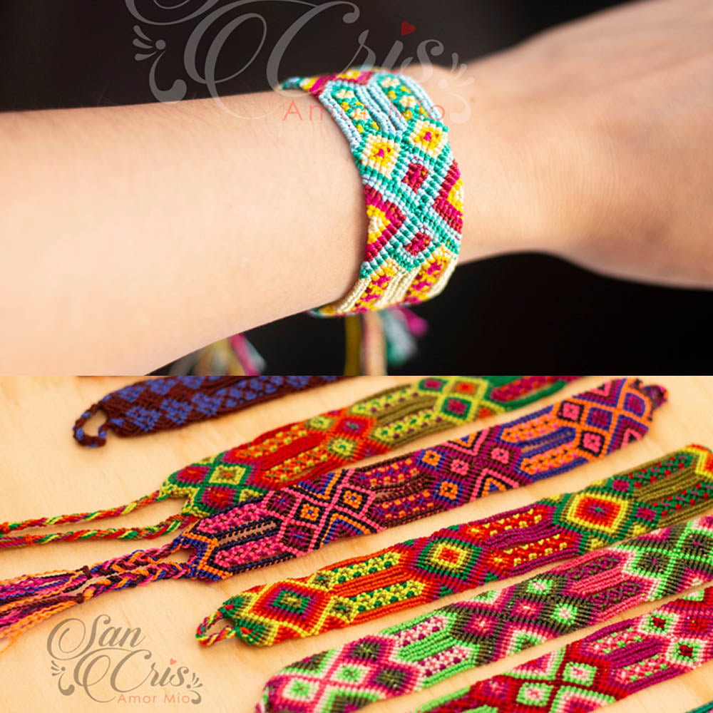 Pulseras Tejidas Medianas / Hecho a Mano