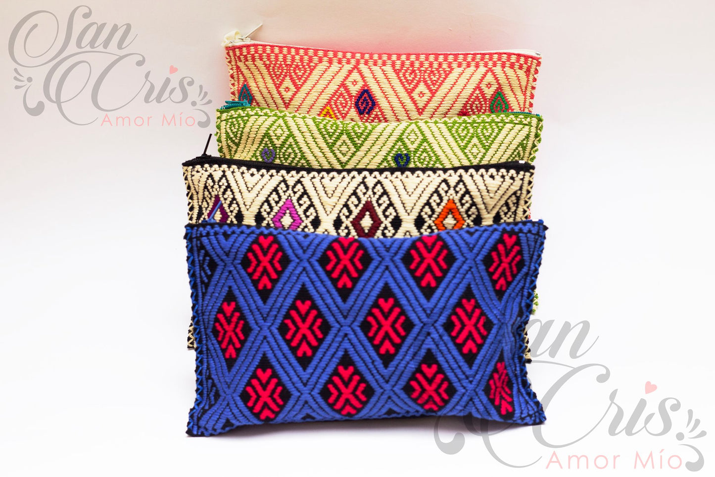 Bolsa / Cosmetiquera Telar / Hecho a Mano.