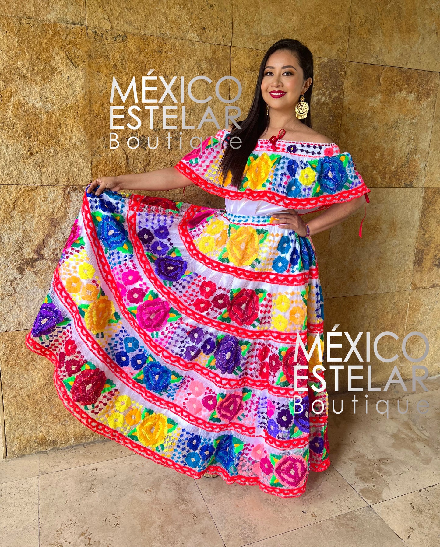 Traje Chiapas Corzo Blanco