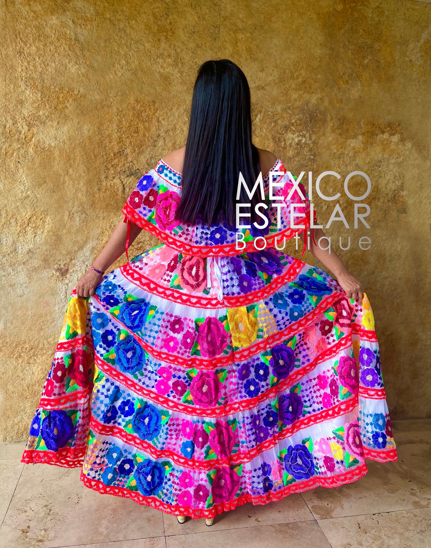 Traje Chiapas Corzo Blanco