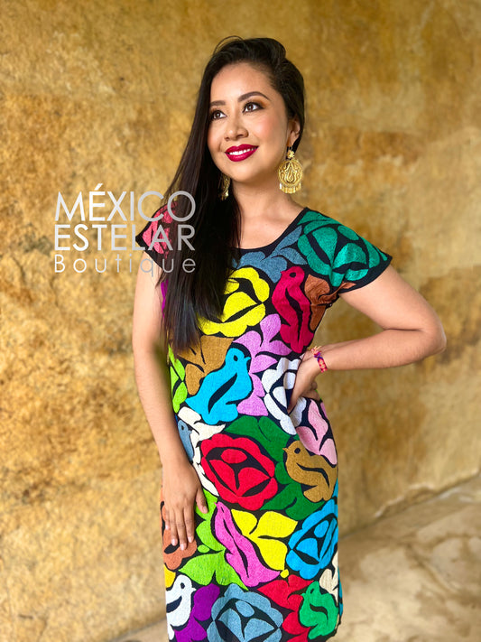 Huipil Jalapa / Bordado a mano / Ambos Lados / Vestido