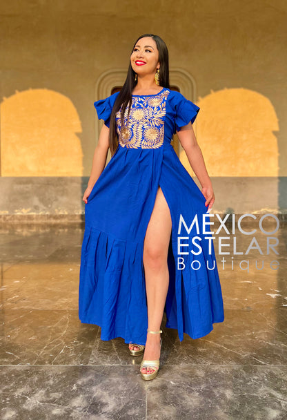 MAXIVESTIDO  ITZAÉ ROCOCÓ