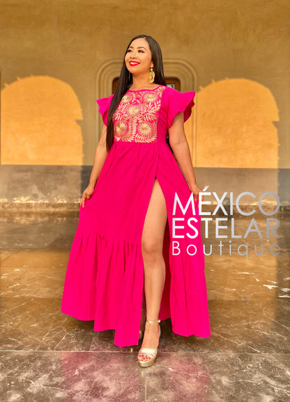 MAXIVESTIDO  ITZAÉ ROCOCÓ