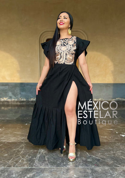 MAXIVESTIDO  ITZAÉ ROCOCÓ