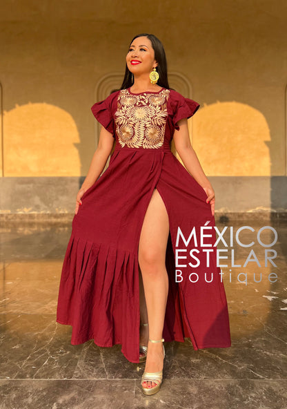 MAXIVESTIDO  ITZAÉ ROCOCÓ
