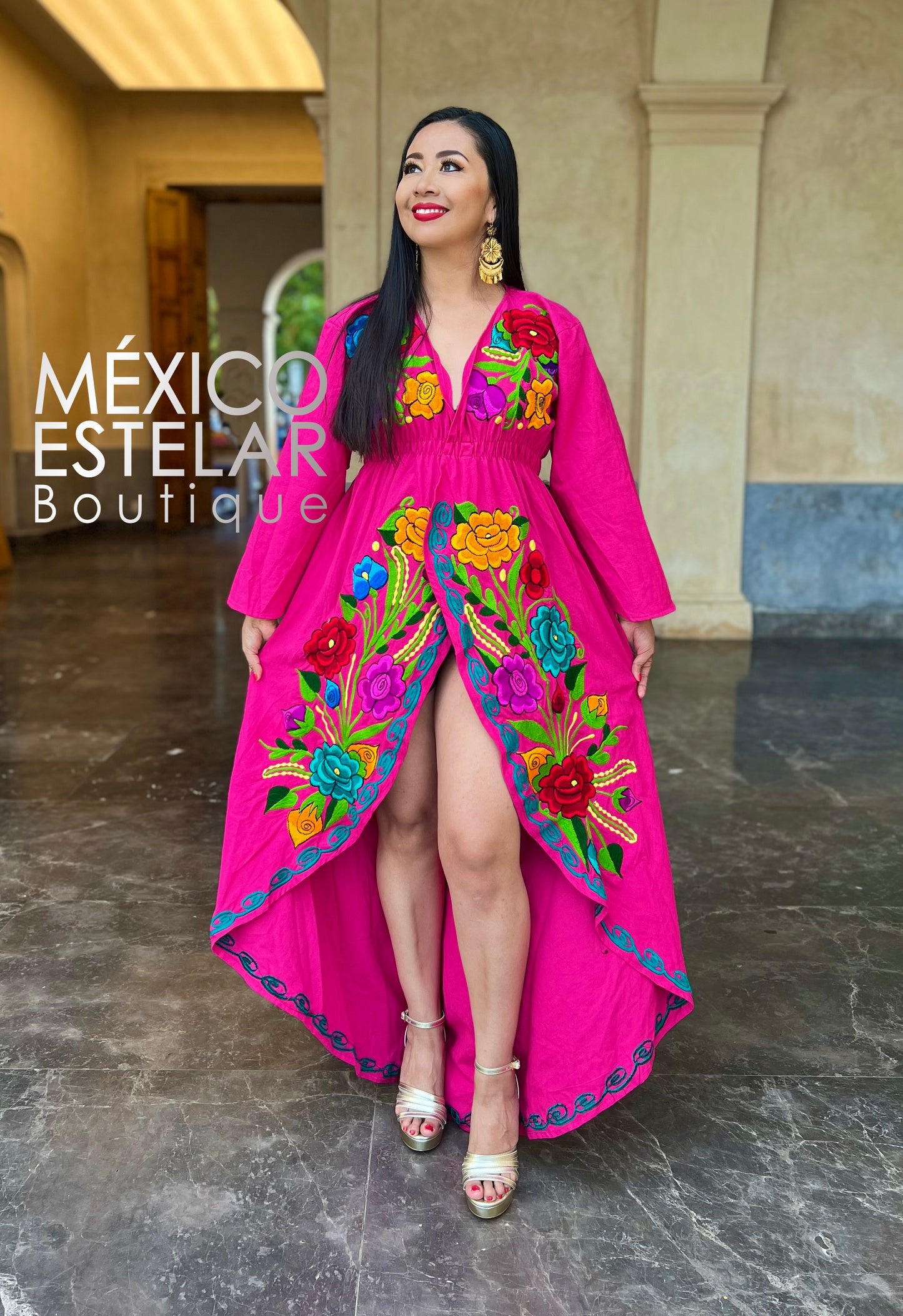 VESTIDO KAF BORDADO