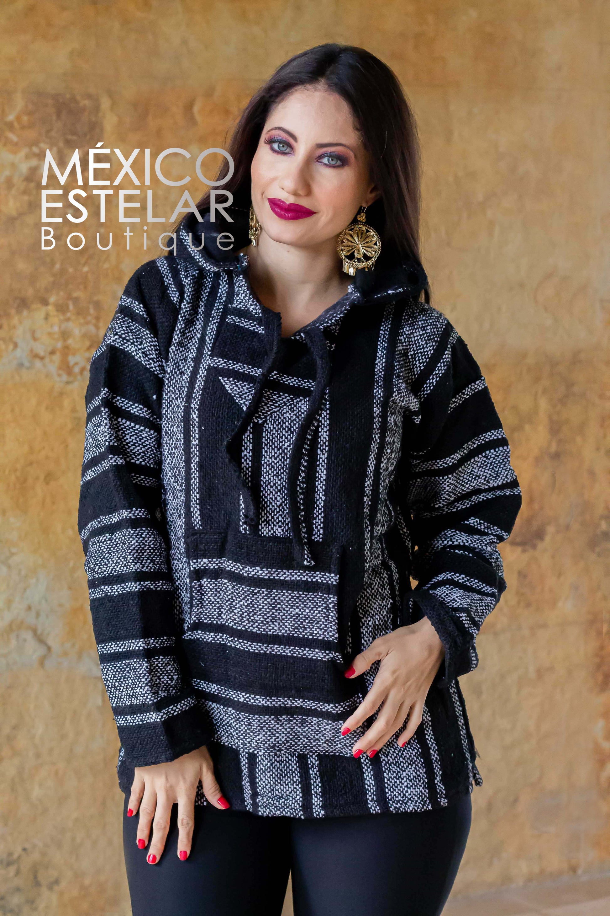 Canguro Sueter De Jerga Mujer Ropa Mujer Medium Mexican Hoodie