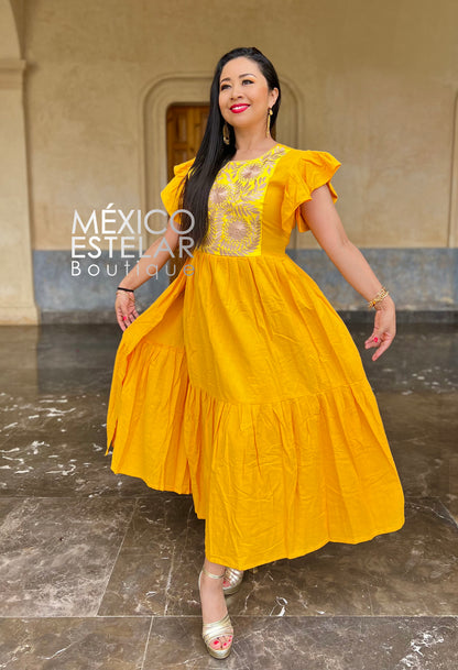 MAXIVESTIDO  ITZAÉ ROCOCÓ