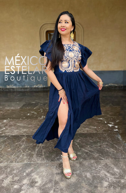 MAXIVESTIDO  ITZAÉ ROCOCÓ
