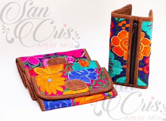 Bolsa Monedero Zinacantán / Bordado Floral